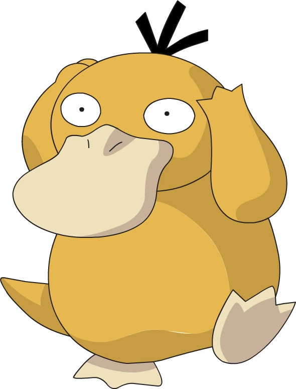 Psyduck (actual french name: PsychoKwak), the best Pokemon - ask your children, they'll definitely agree.